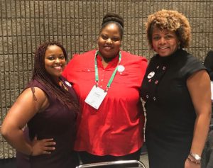 Elizabeth Dawes Gay, Angela Doyinsola Aina and Joia Crear-Perry